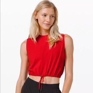 LULULEMON RED Adapt to You Tank